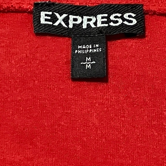 Good condition Women BrightRed T-shirt Medium - Picture 3 of 5